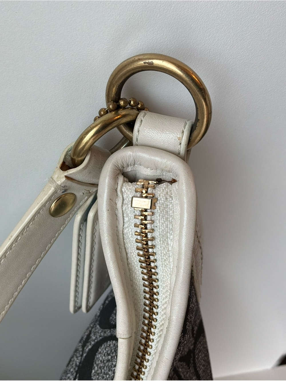 Vintage Coach Heritage Stripe Hobo (Style 13193) - Picture 12 of 16